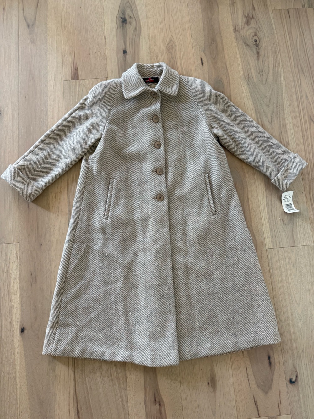 Vintage with tags Wool Coat